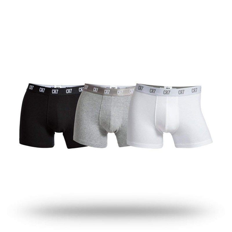 CR7 Pants 3 Pairs, Large, Black/Grey.White - Image 1